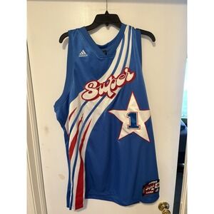 ADIDAS 2005 SUPERSTAR #1 CAMP Basketball Sewn Jersey Mens XL NBA Recruiting